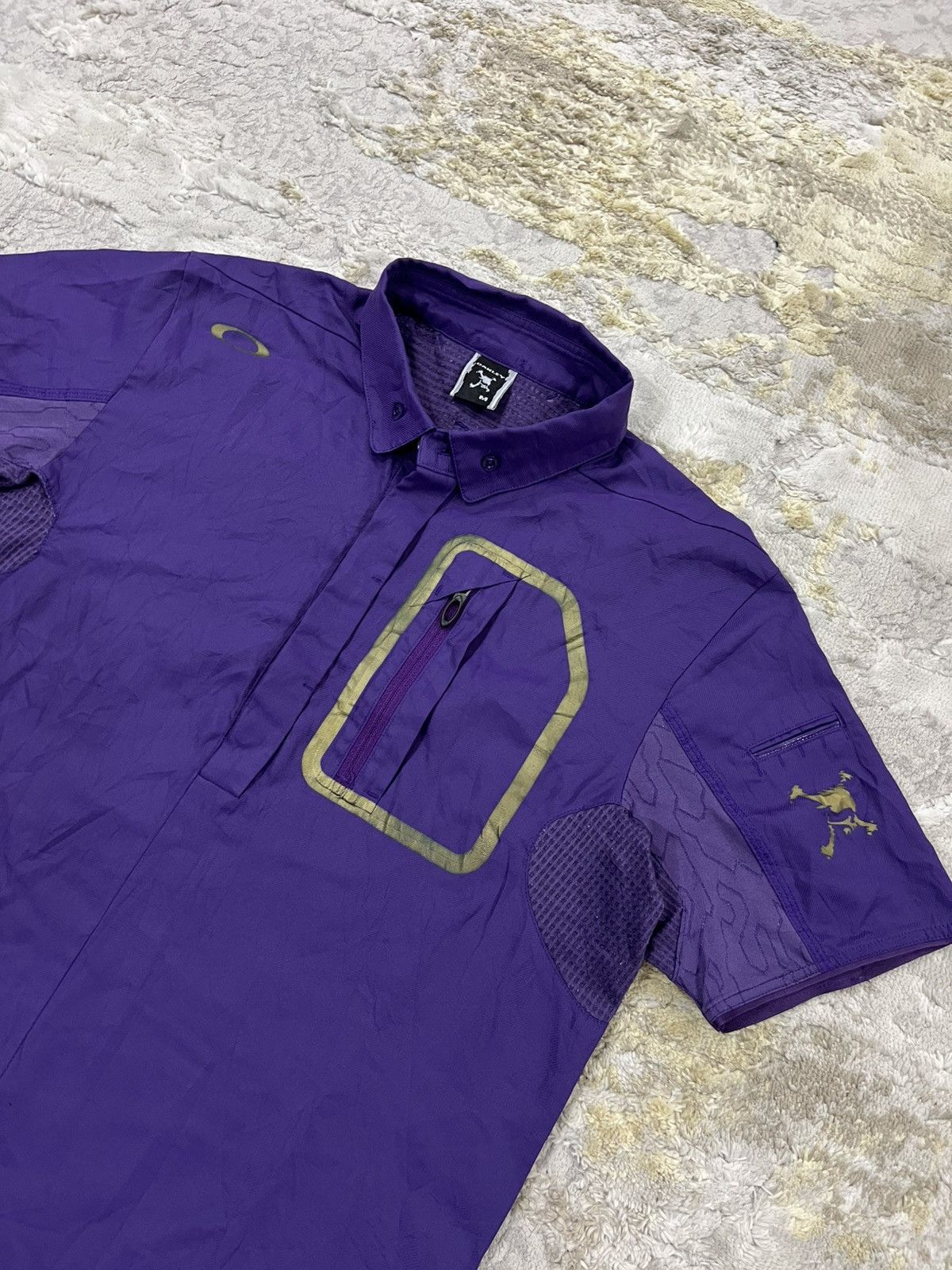 Oakley × RLX Ralph Lauren Oakley 💀 Hydrolix Software Performance Polo Outdoor Casual Size US M / EU 48-50 / 2 - 4 Thumbnail