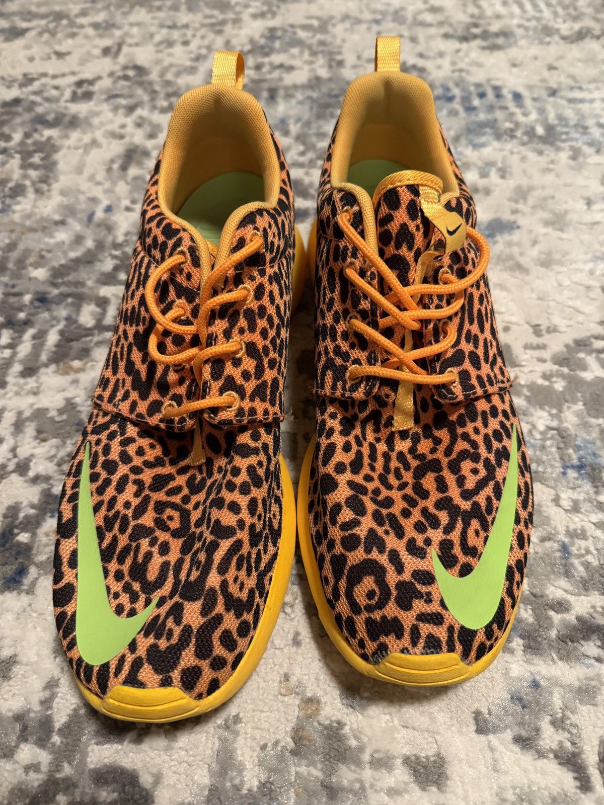 Nike Nike Roshe Run ‘Orange Leopard’ Size US 10 / EU 43 - 1 Thumbnail
