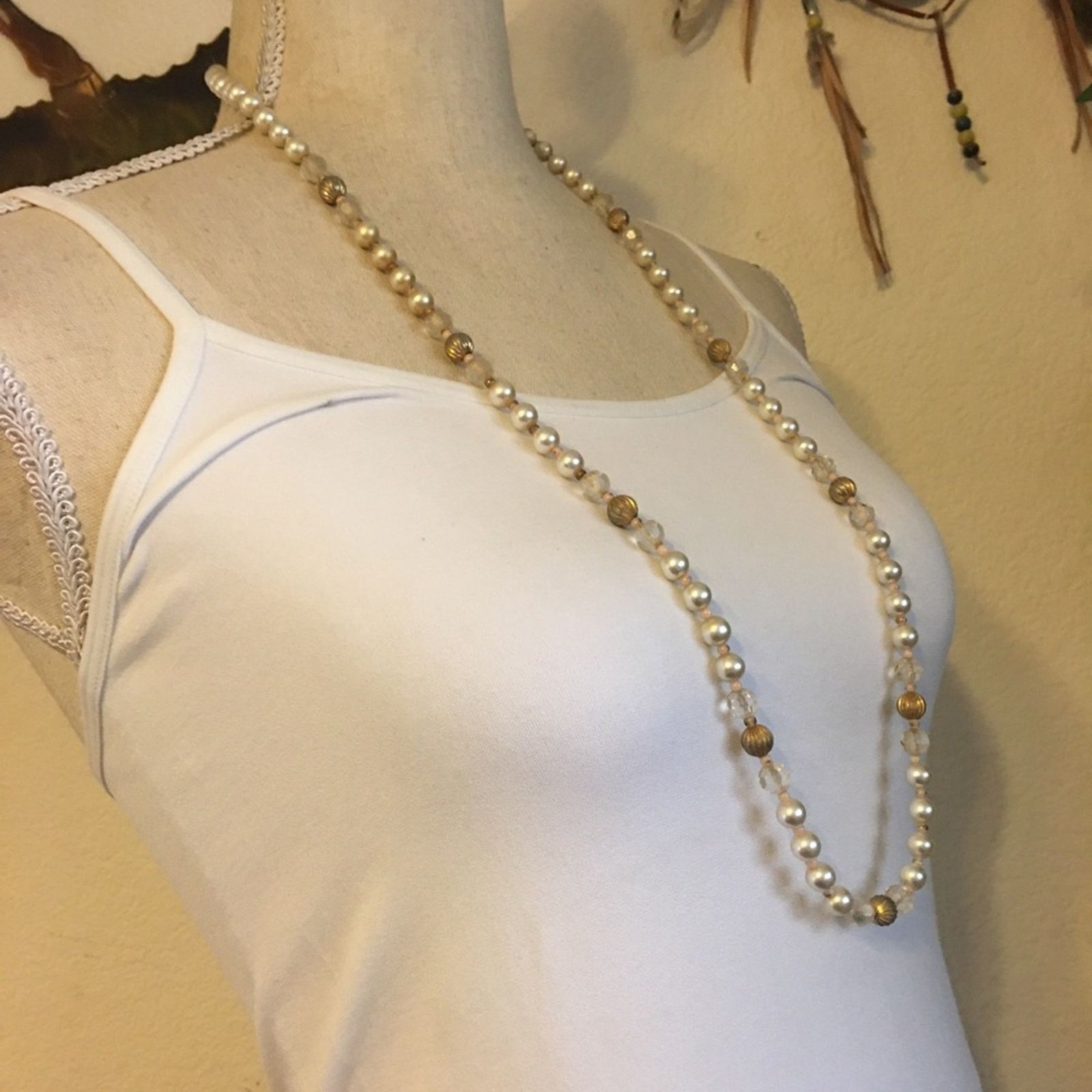 Vintage Vintage St Michael faux pearl beaded necklace Size ONE SIZE - 2 Thumbnail