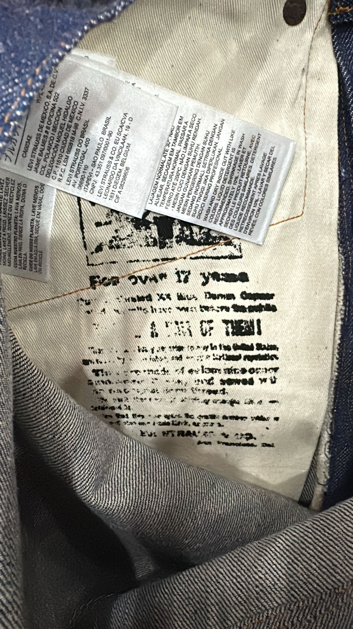Levi's Vintage Clothing LVC Levi's Vintage Clothing 1890 501XX BigE Selvedge Jeans Size US 29 - 10 Thumbnail