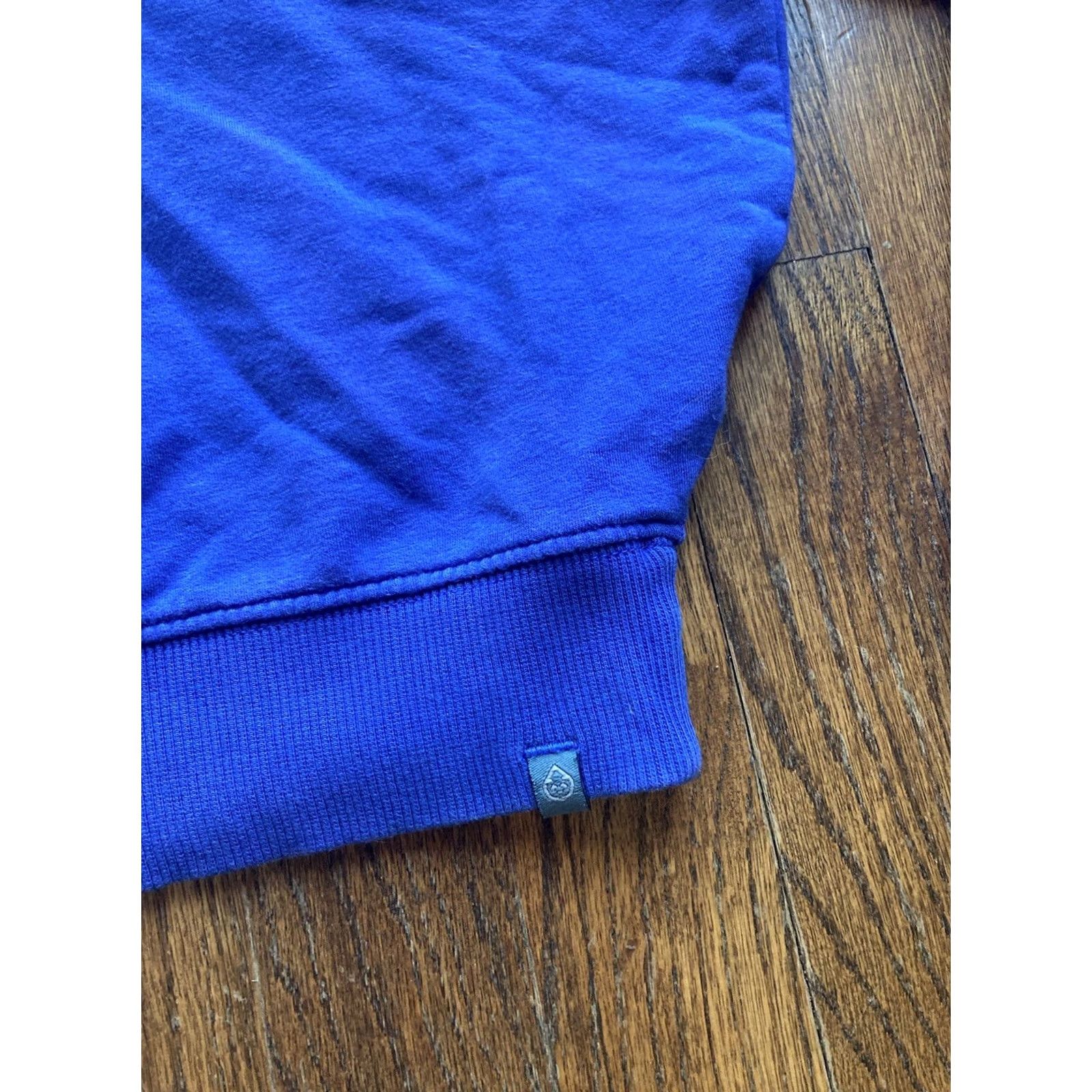 Vintage Tasc Sweatshirt Womens XS Blue Bamboo Blend Crewneck Open Bottom Pullover Casual Casual Workwear Size XS / US 0-2 / IT 36-38 - 4 Thumbnail
