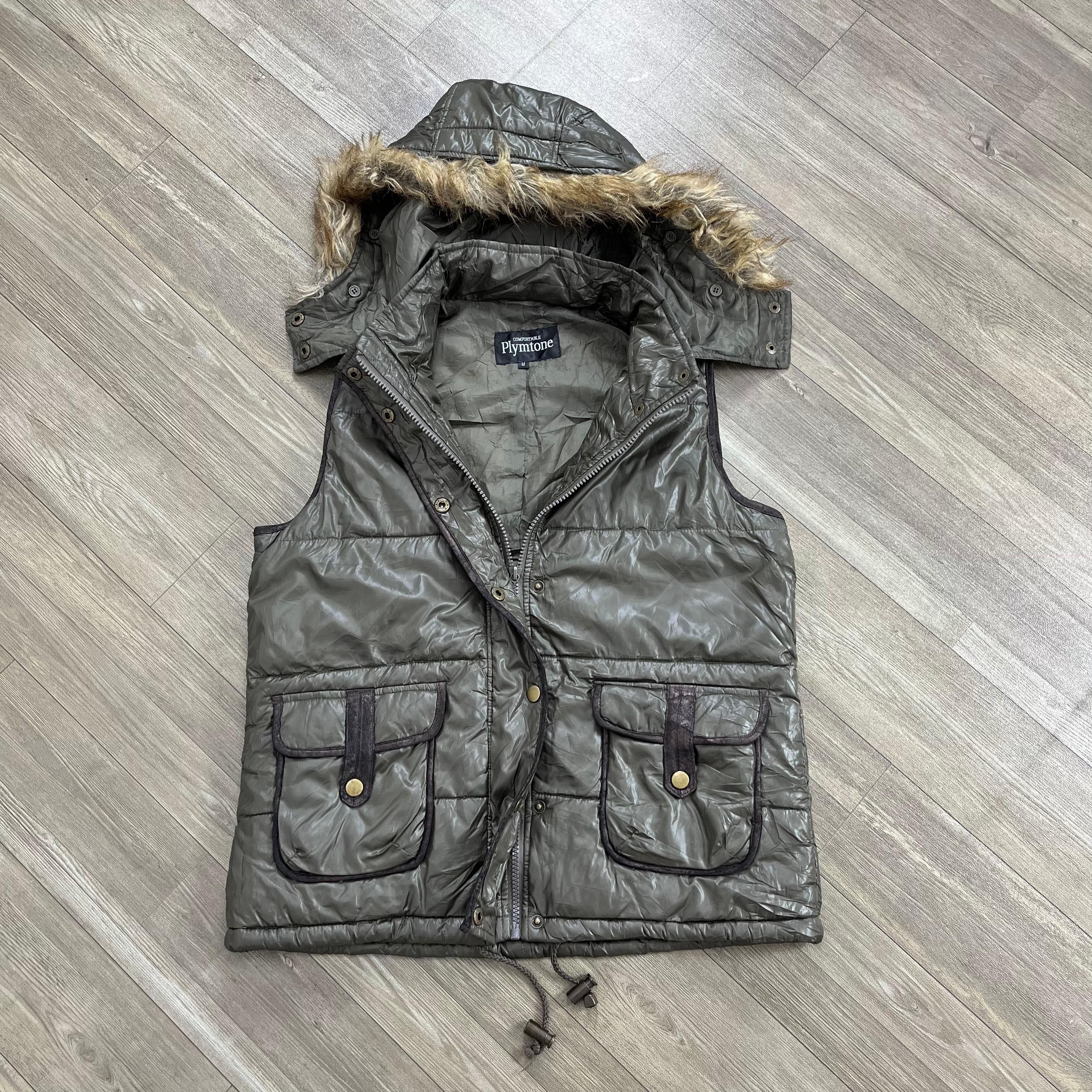 GOA 2000s Goa Style Winter Down Jacket Faux Fur Vest Size US M / EU 48-50 / 2 - 5 Thumbnail