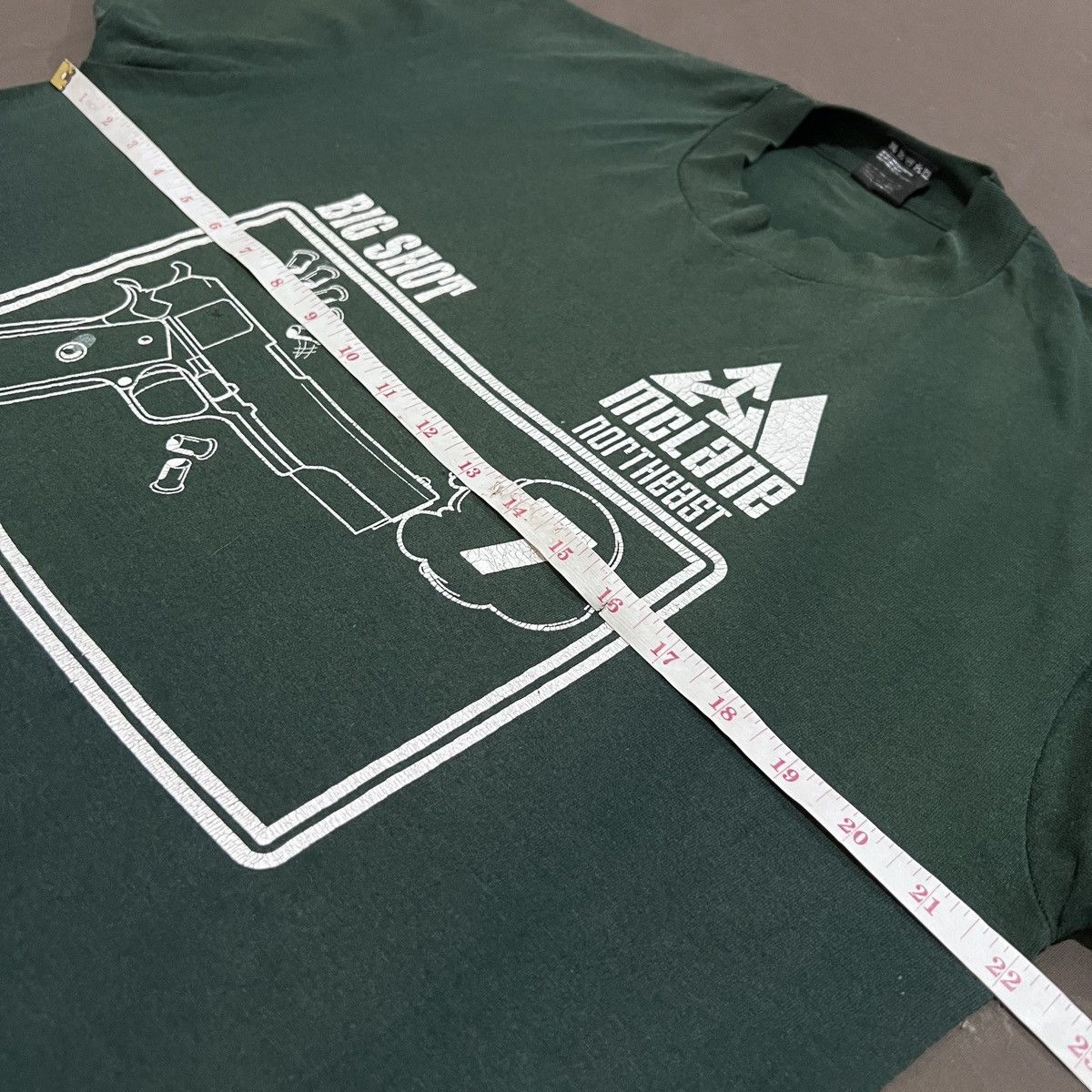 Vintage Vintage 90s Big Shot Gun Promo Tee Faded 911 Size US L / EU 52-54 / 3 - 6 Thumbnail