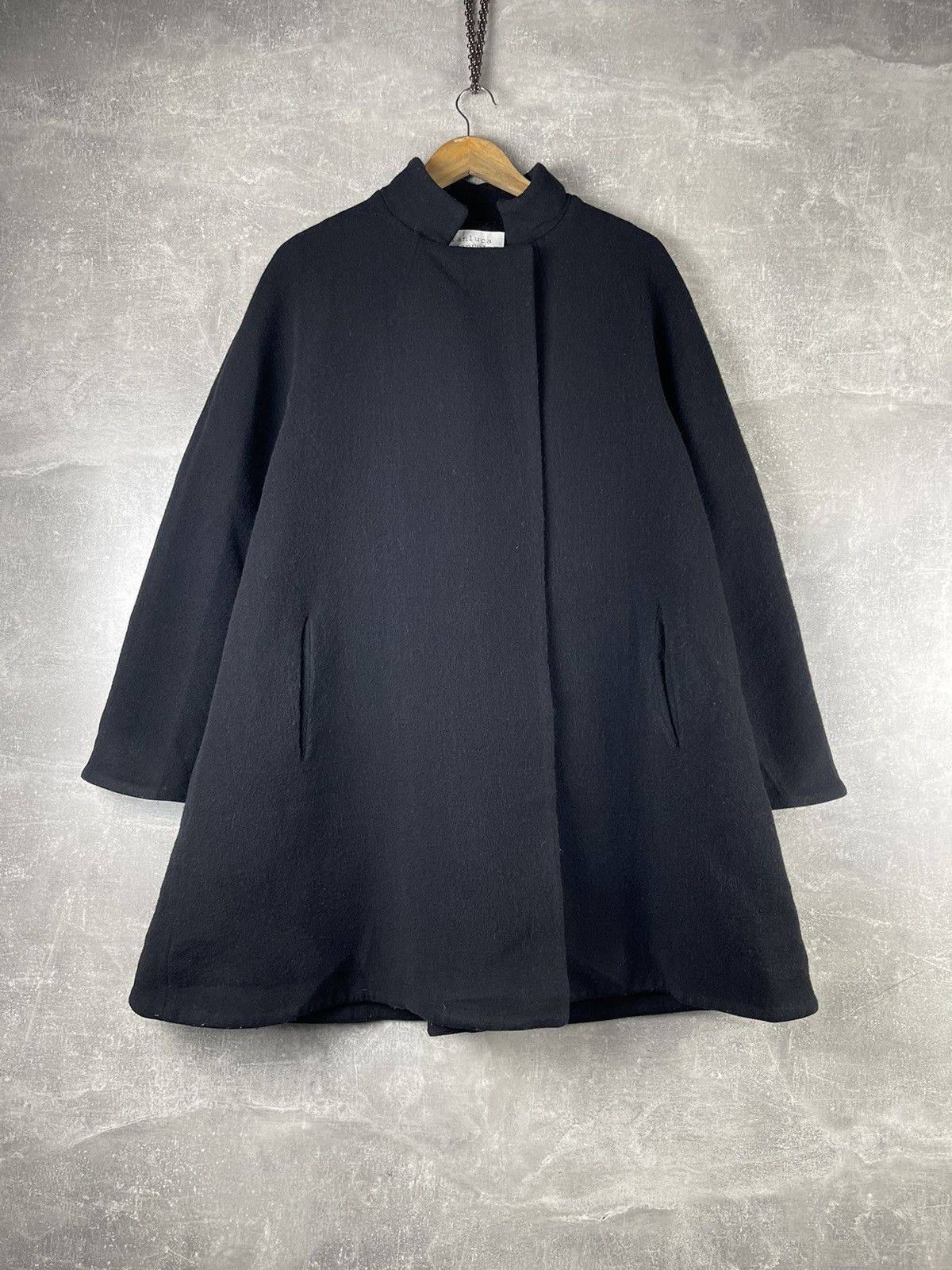 Other Gianluca Capannolo Minimalist Wool Blend Oversized Coat Size M / US 6-8 / IT 42-44 - 1 Thumbnail