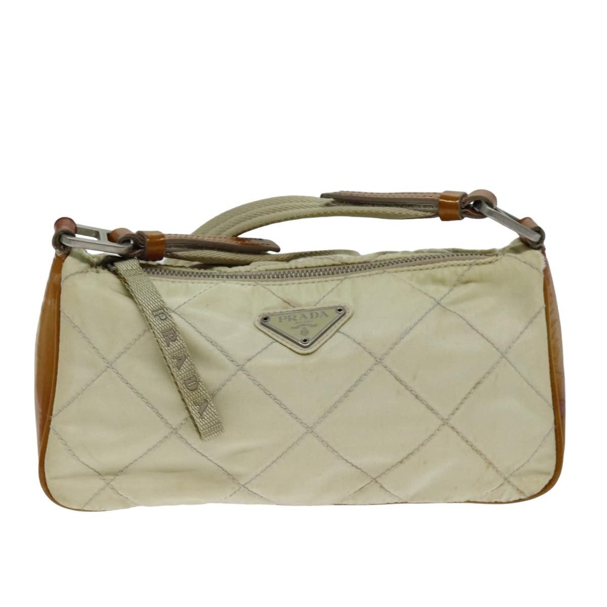 Prada PRADA Shoulder Bag Nylon Enamel Beige Brown Size ONE SIZE - 13 Thumbnail