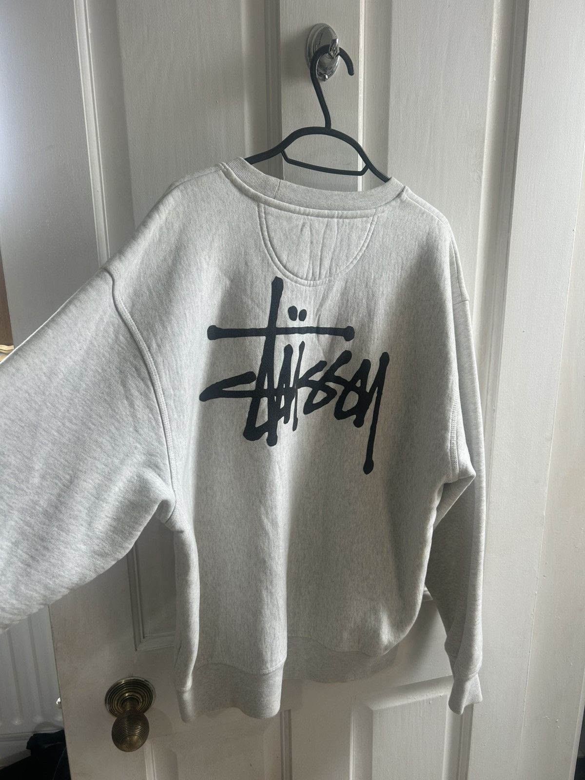 Stussy Grey stussy logo sweatshirt Size US M / EU 48-50 / 2 - 1 Thumbnail
