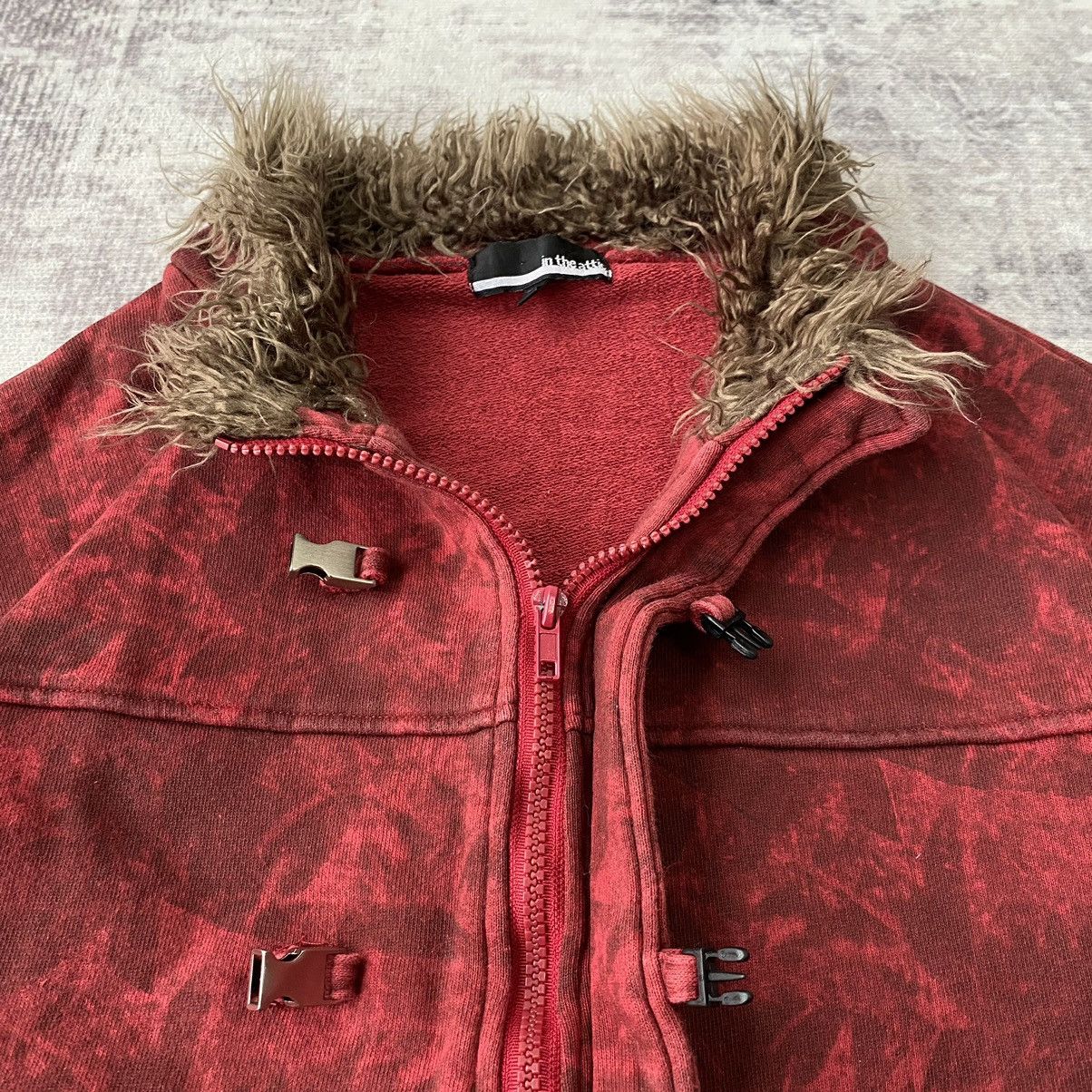 If Six Was Nine × In The Attic × Le Grande Bleu (L.G.B.) In The Attic Raccoon Fur Sweater Zipper Clip Size US L / EU 52-54 / 3 - 10 Thumbnail