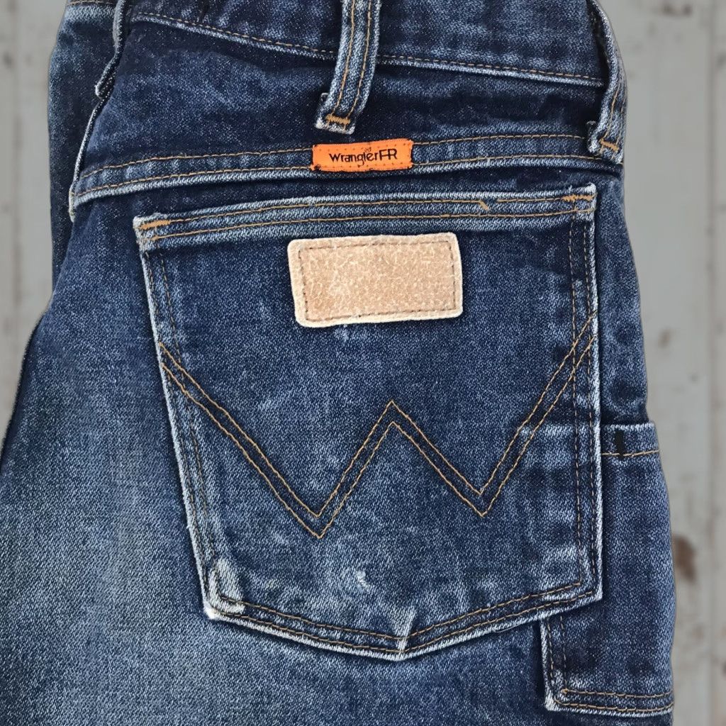 Wrangler VINTAGE Wrangler Flame Resistant Jeans Mens Size 33 Waist 30 Inseam Blue Steel Cowboy Western Size US 33 - 1 Thumbnail
