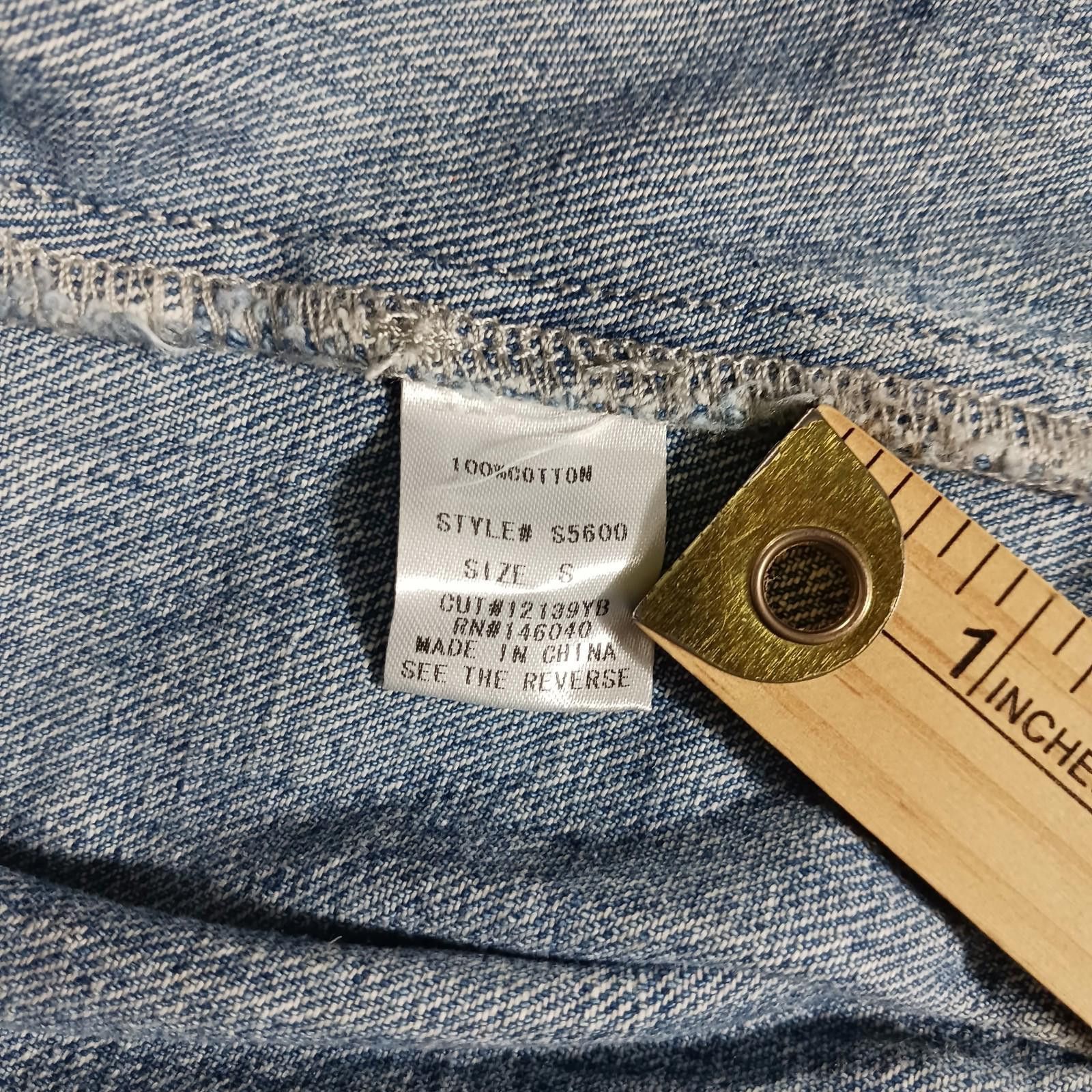 Kirkland Signature Signature 8 Colorbloc S5600 Women Blue Yellow Denim Jacket S Size S / US 4 / IT 40 - 4 Thumbnail