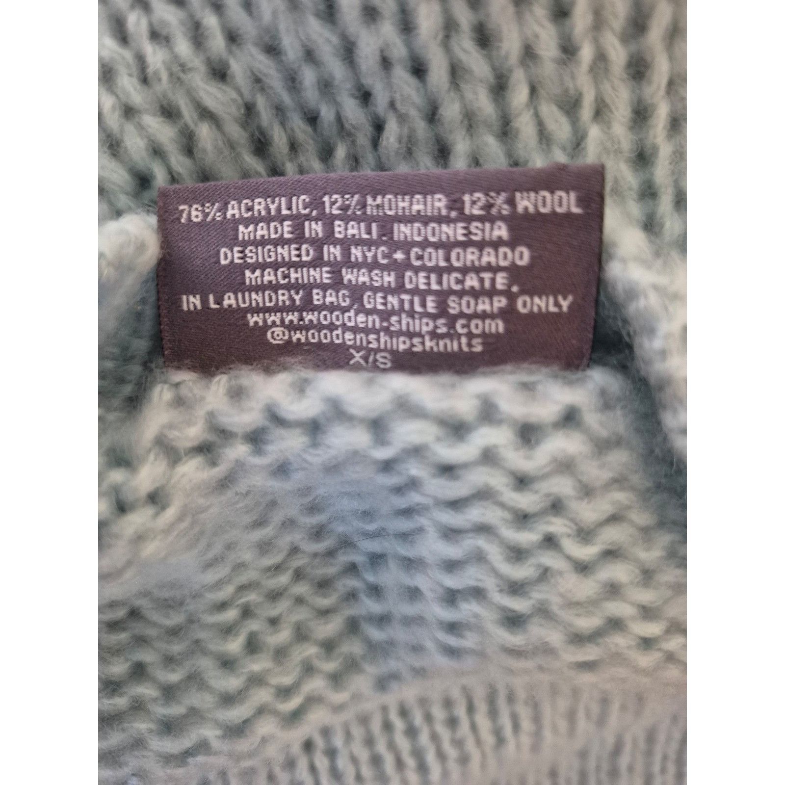 Other Wooden Ships Sweater Wool V Neck Oversized Semi-Cropped Swea Size XS / US 0-2 / IT 36-38 - 5 Thumbnail