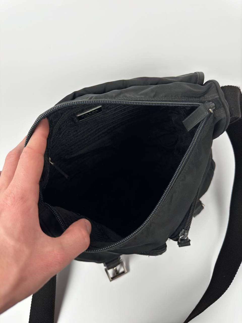 Prada × Vintage Vintage Prada Nylon Satchel Bag Size ONE SIZE - 9 Thumbnail