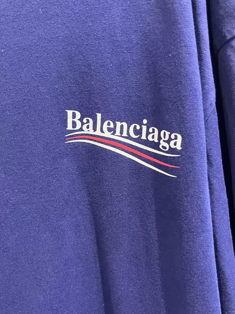 Balenciaga Balenciaga Blue Coke Logo Short Sleeve T-Shirt Size US XS / EU 42 / 0 - 3 Thumbnail