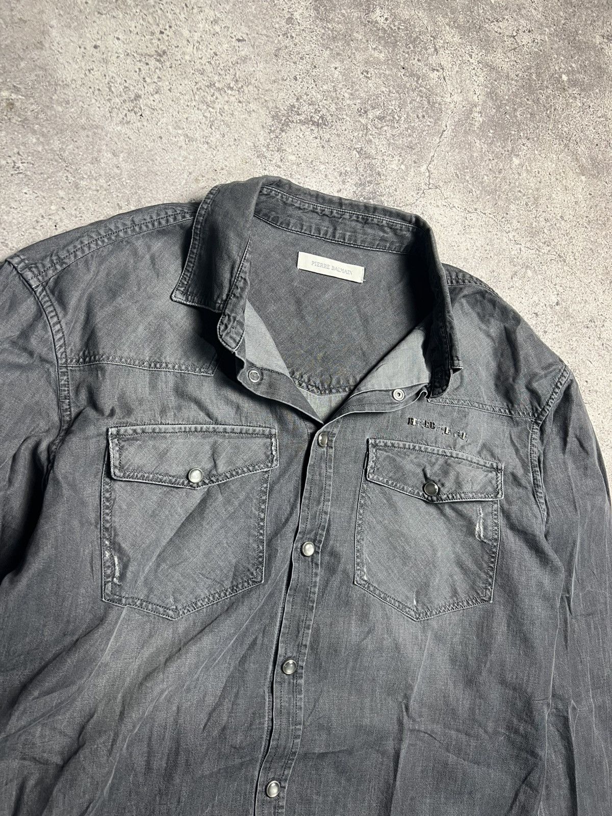 Pierre Balmain Pierre Balmain jeans shirt size M-L Size US L / EU 52-54 / 3 - 3 Thumbnail
