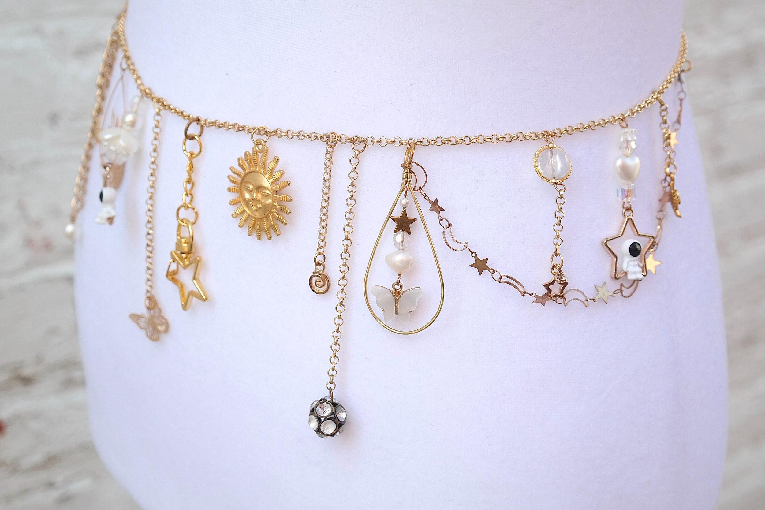 Handmade Gold Goddess Waist Chain Size ONE SIZE - 3 Thumbnail