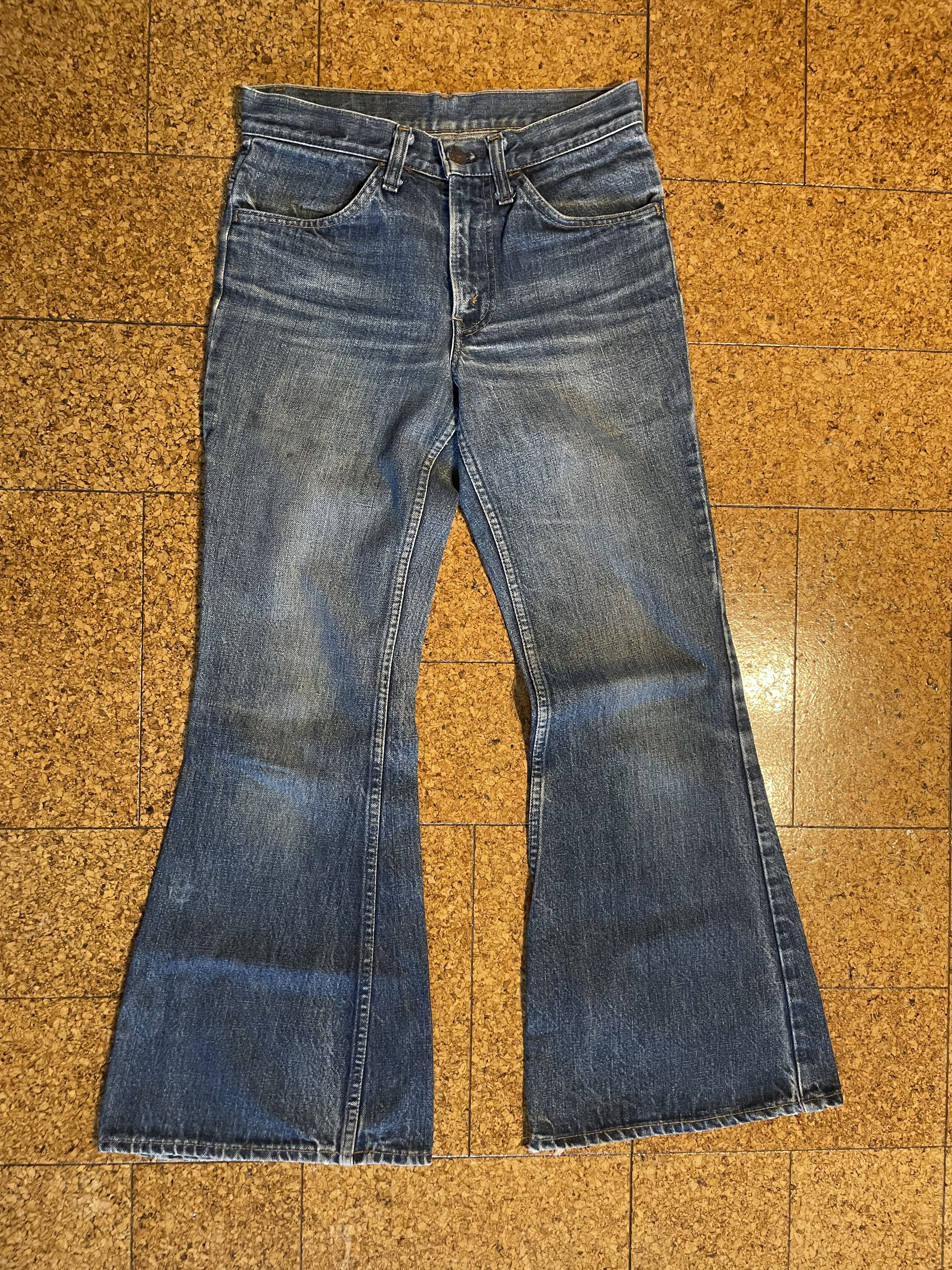 Levi's Vintage Levi’s 1970s Flared Selvedge Jeans – 28×29 Size 28" / US 6 / IT 42 - 1 Thumbnail