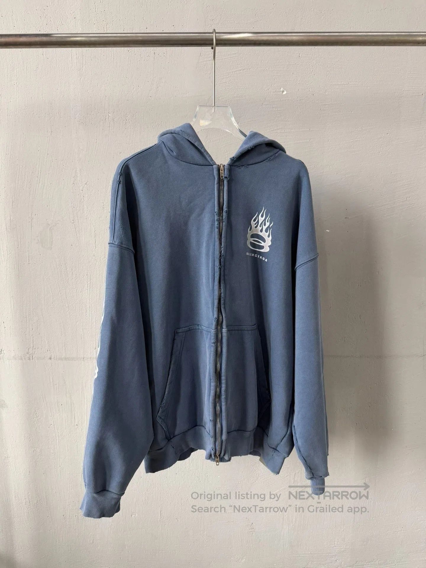 Balenciaga Balenciaga Flame Logo Zip. Size US M / EU 48-50 / 2 - 1 Thumbnail