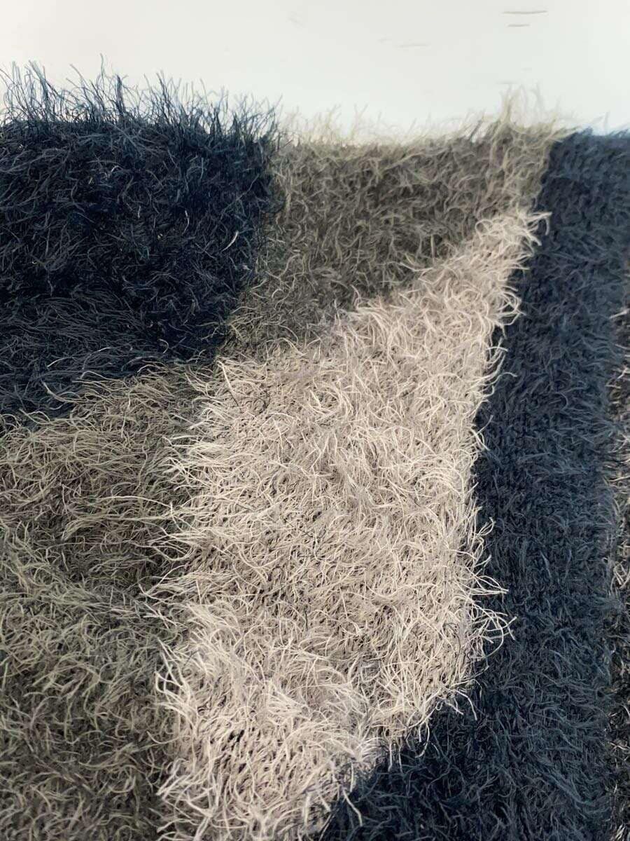 Number (N)ine Argyle Fuzzy Cardigan Size US XL / EU 56 / 4 - 6 Thumbnail