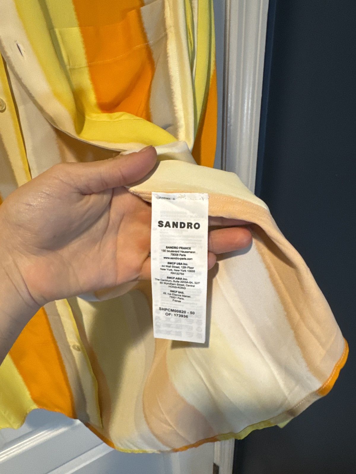 Sandro Sandro Shirt Size US S / EU 44-46 / 1 - 4 Thumbnail