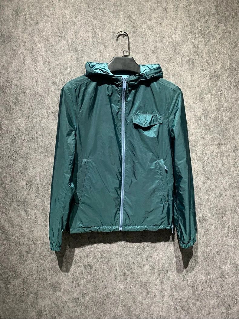 Prada Prada Green recycled nylon double-sided jacket 2501-Nextarr Size US S / EU 44-46 / 1 - 1 Thumbnail