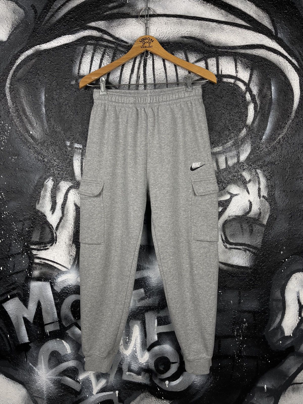 Japanese Brand Nike Y2K Grey Cotton Cargo Pants Men’s Size Small Size US 30 / EU 46 - 2 Thumbnail