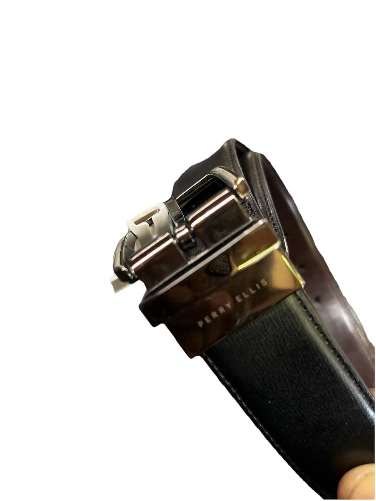 Perry Ellis Perry Ellis Portfolio Reversable 36 Single Stitch Belt Size ONE SIZE - 1 Thumbnail
