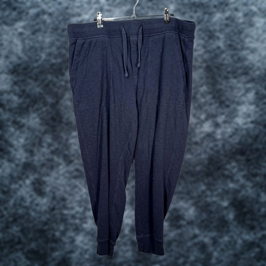 J.Crew J.CREW Mens Large Blue Jogger Sweatpants 100% Cotton Elastic Waistband Knit Pants Activewear Mens Regular Large Blue Sweatpants Size US 33 - 1 Thumbnail