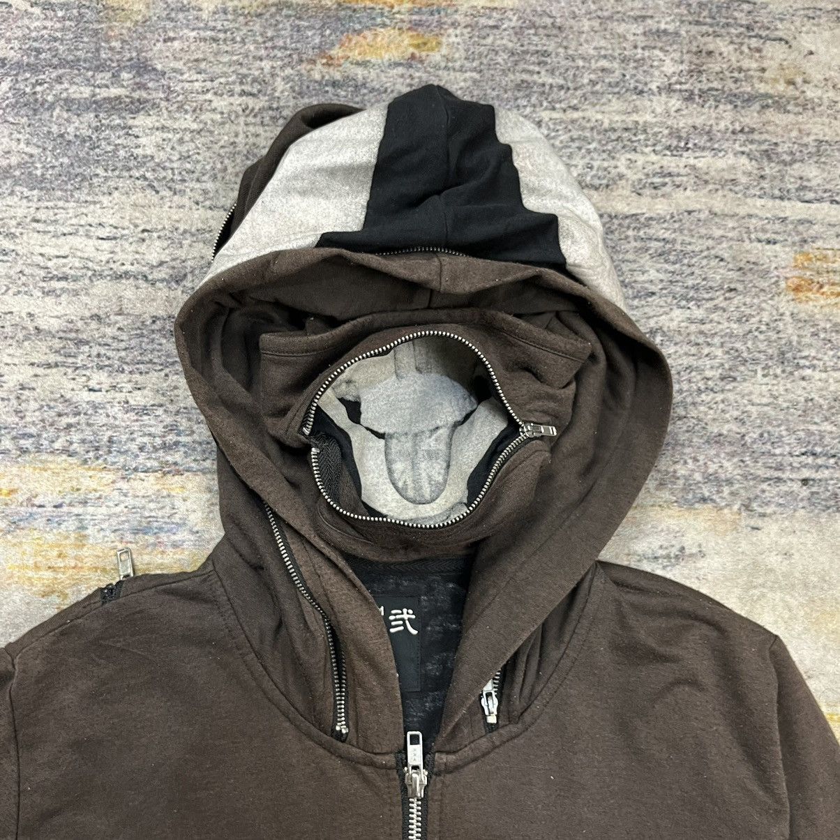 If Six Was Nine × Le Grande Bleu (L.G.B.) × PPFM Rare PPFM seditionaries multi zipper skeleton zip hoodie Size US M / EU 48-50 / 2 - 4 Thumbnail