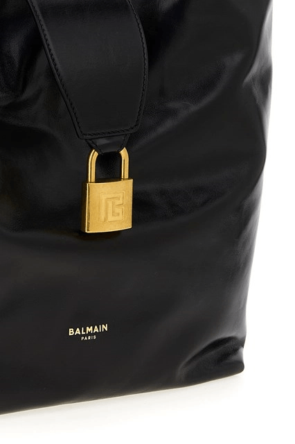 Balmain BALMAIN Sync Small Black Hobo Leather Bag New Size ONE SIZE - 3 Thumbnail