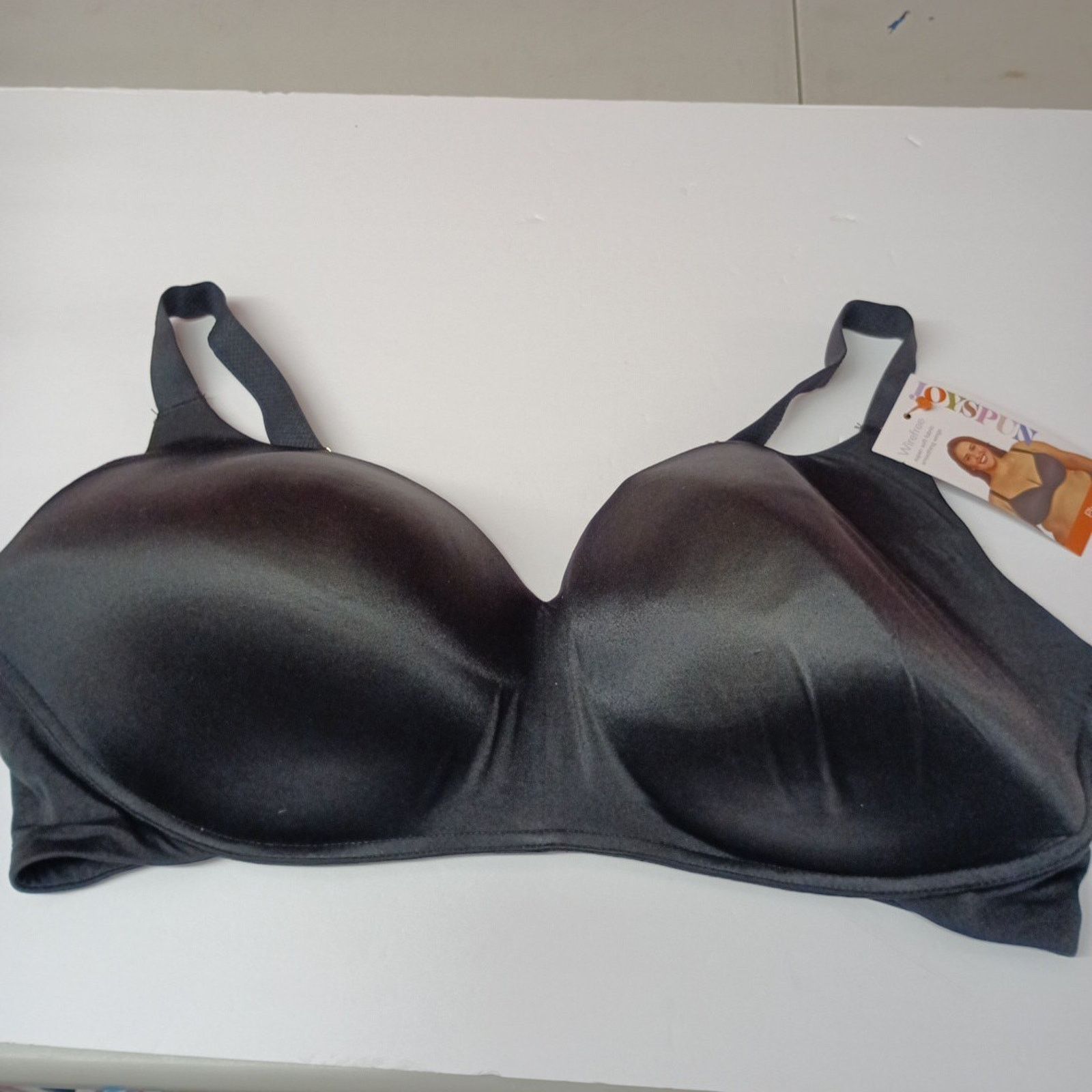 Other Joyspun Wirefree Bra Womens Plus Size 46DDD Black Super Soft Size ONE SIZE - 1 Thumbnail