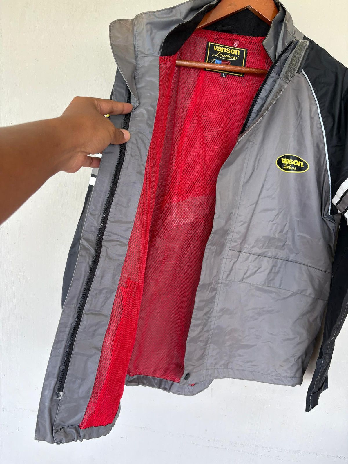 Vanson Leathers VTG Vanson Leather Waterproff Rain Jacket Moto Racer 1 Star Size US L / EU 52-54 / 3 - 4 Thumbnail