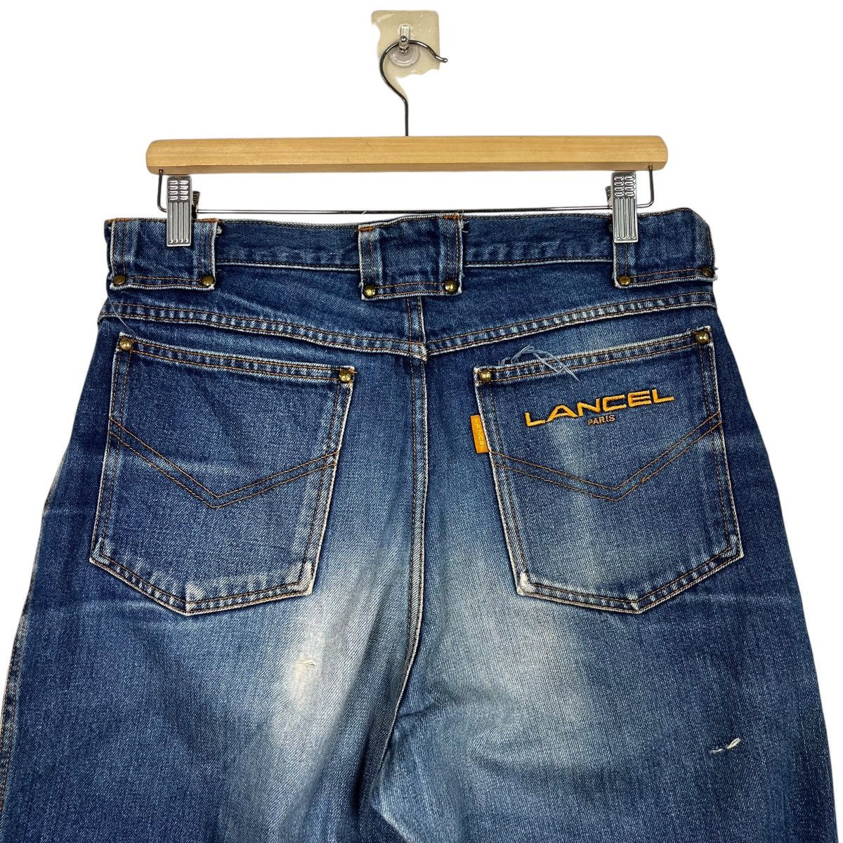 Lancel Vintage Lancel Baggy Denim Jeans Size US 32 / EU 48 - 8 Thumbnail