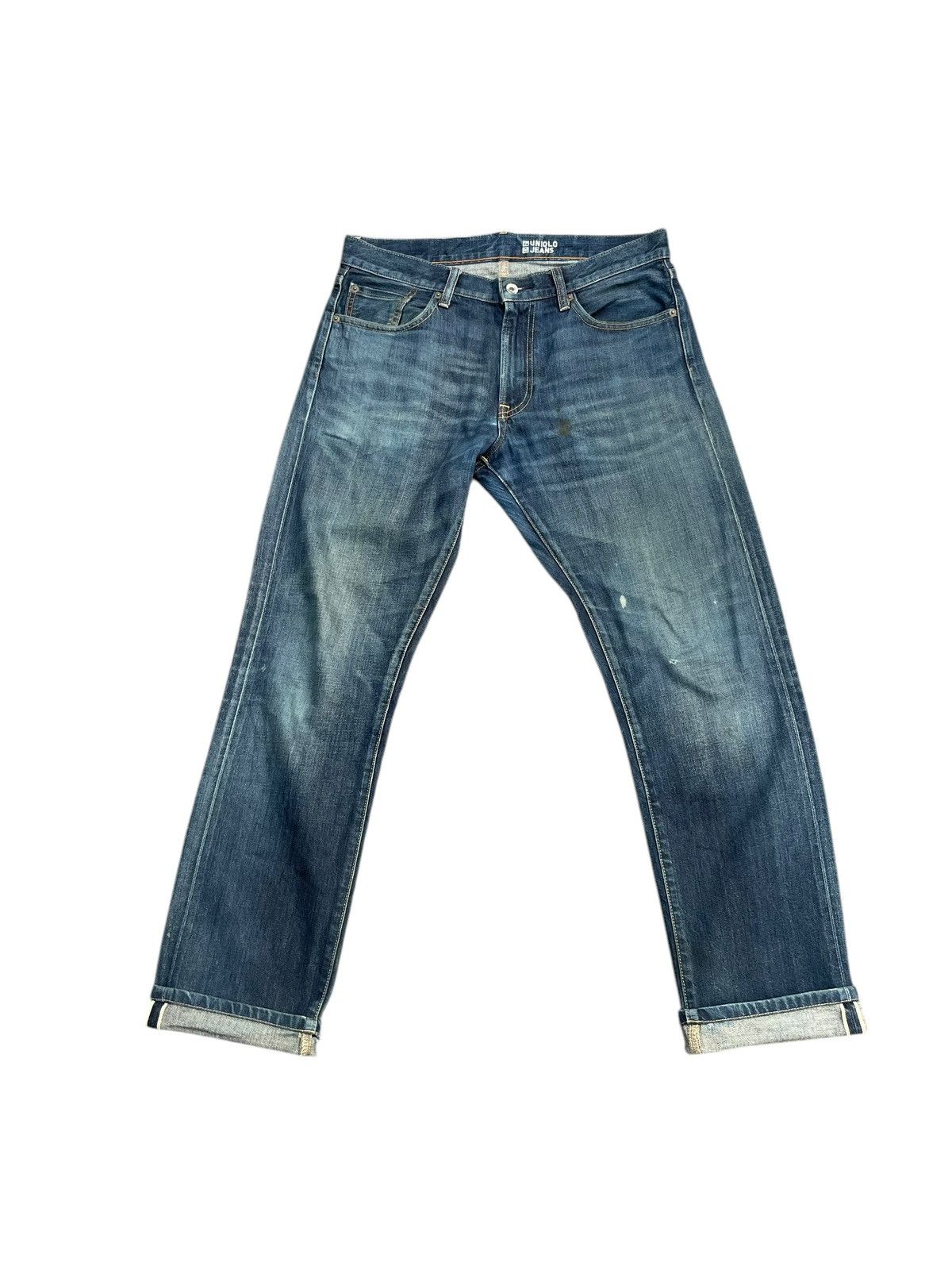 Japanese Brand Uniqlo Redline Selvedge Denim Size US 35 - 1 Thumbnail
