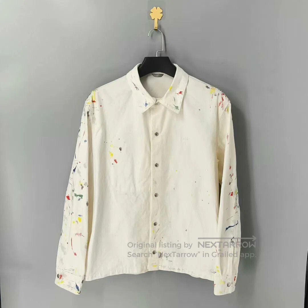 Dior Dior Embroidered Logo Denim Shirt Jacket. Size US L / EU 52-54 / 3 - 1 Thumbnail