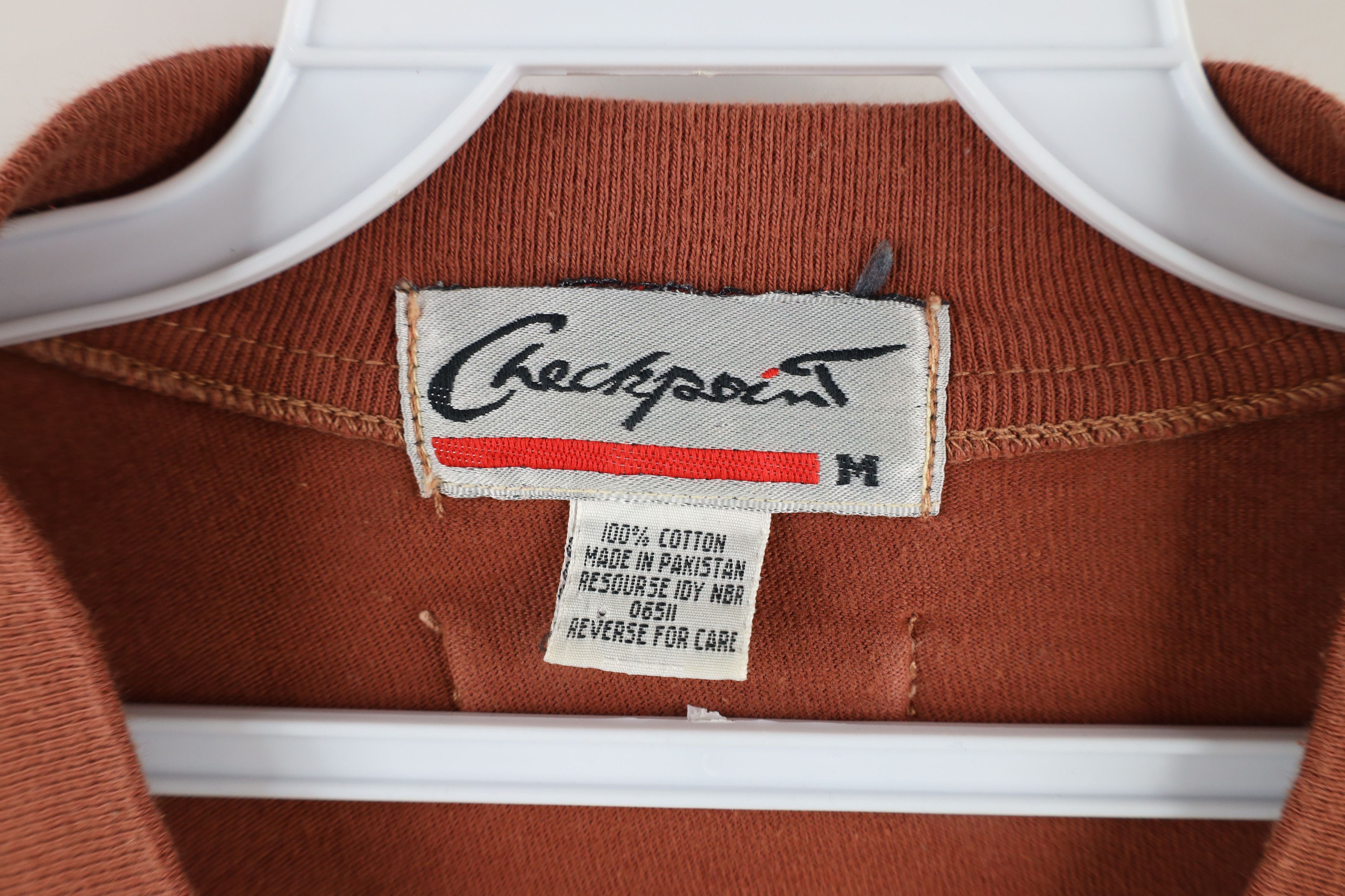 Vintage Vintage 90s Streetwear Long Sleeve Henley T-Shirt Orange Size US M / EU 48-50 / 2 - 5 Thumbnail