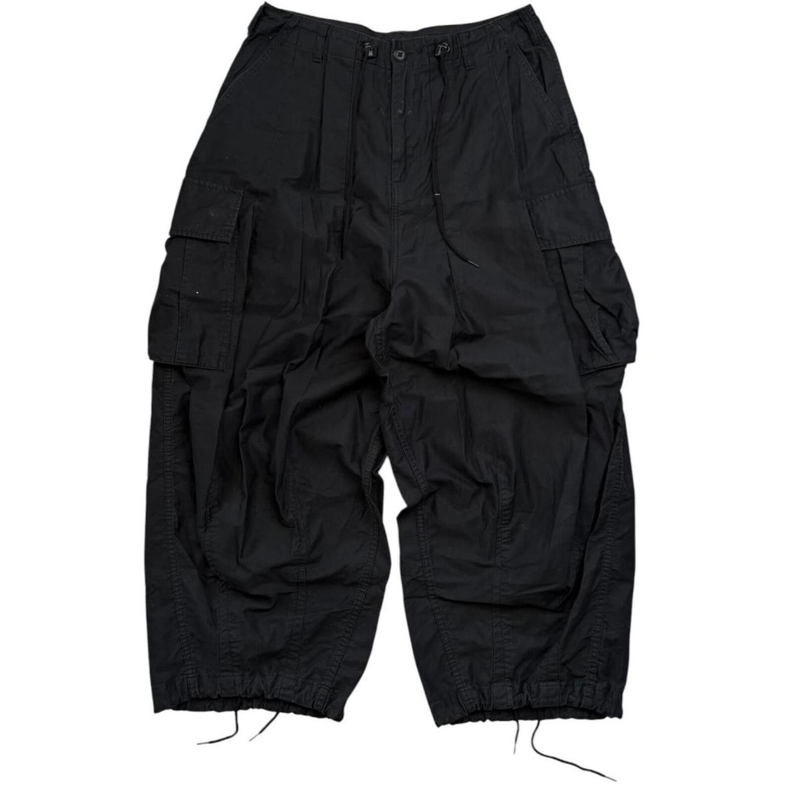 A$AP Rocky × AWGE × Needles Needles awge black cargo pants | Grailed