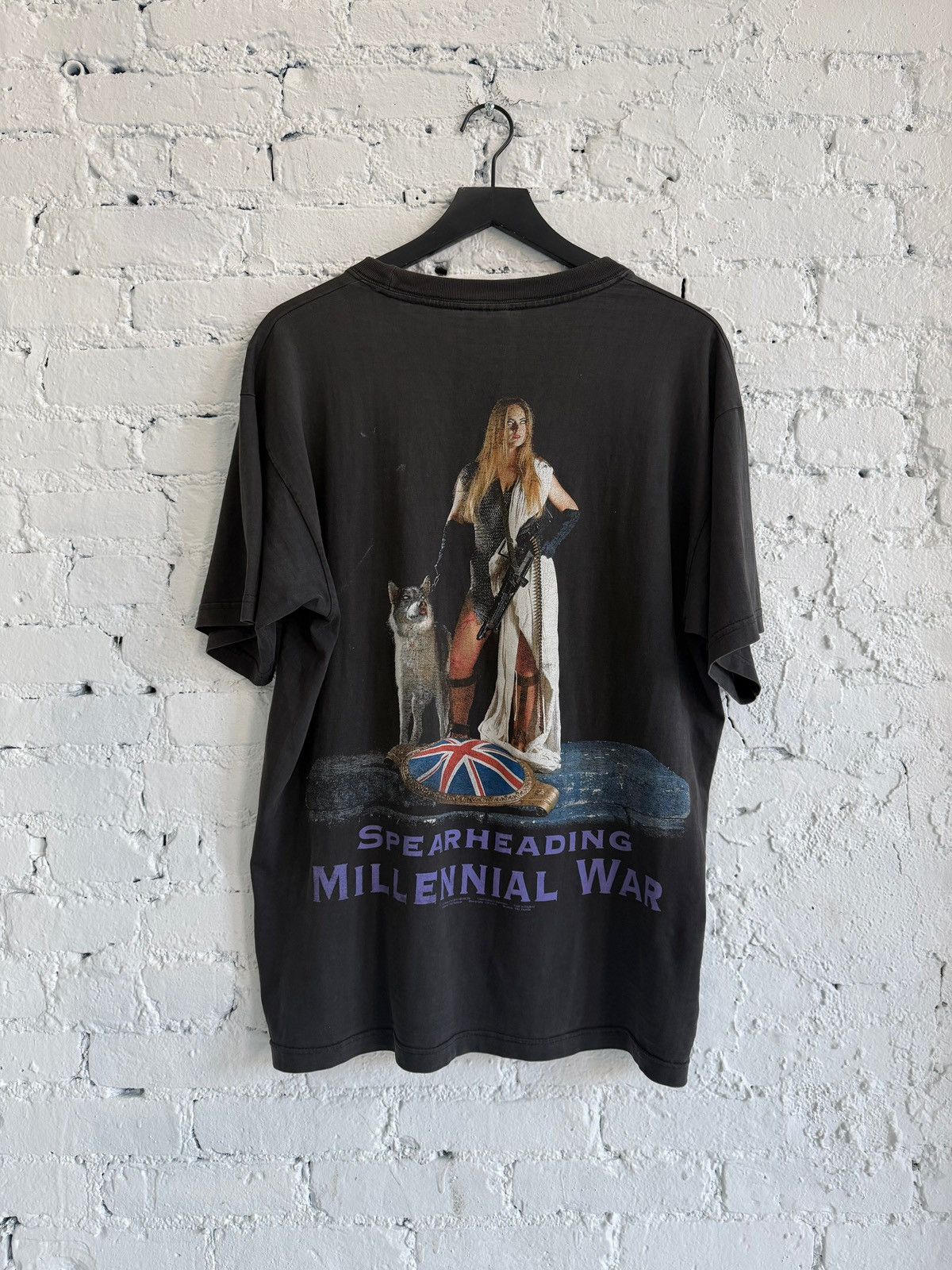 Vintage 1997 CRADLE OF FILTH ‘SPEARHEADING MILLENNIAL WAR’ TEE Size US L / EU 52-54 / 3 - 2 Thumbnail