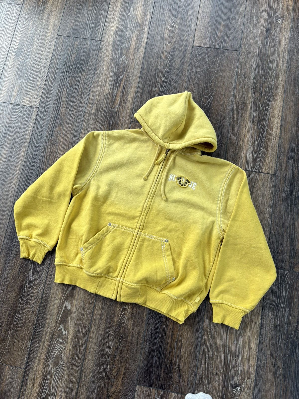 Supreme Supreme True Religion Zip Up Hoodie FW25 Yellow Size US S / EU 44-46 / 1 - 2 Thumbnail