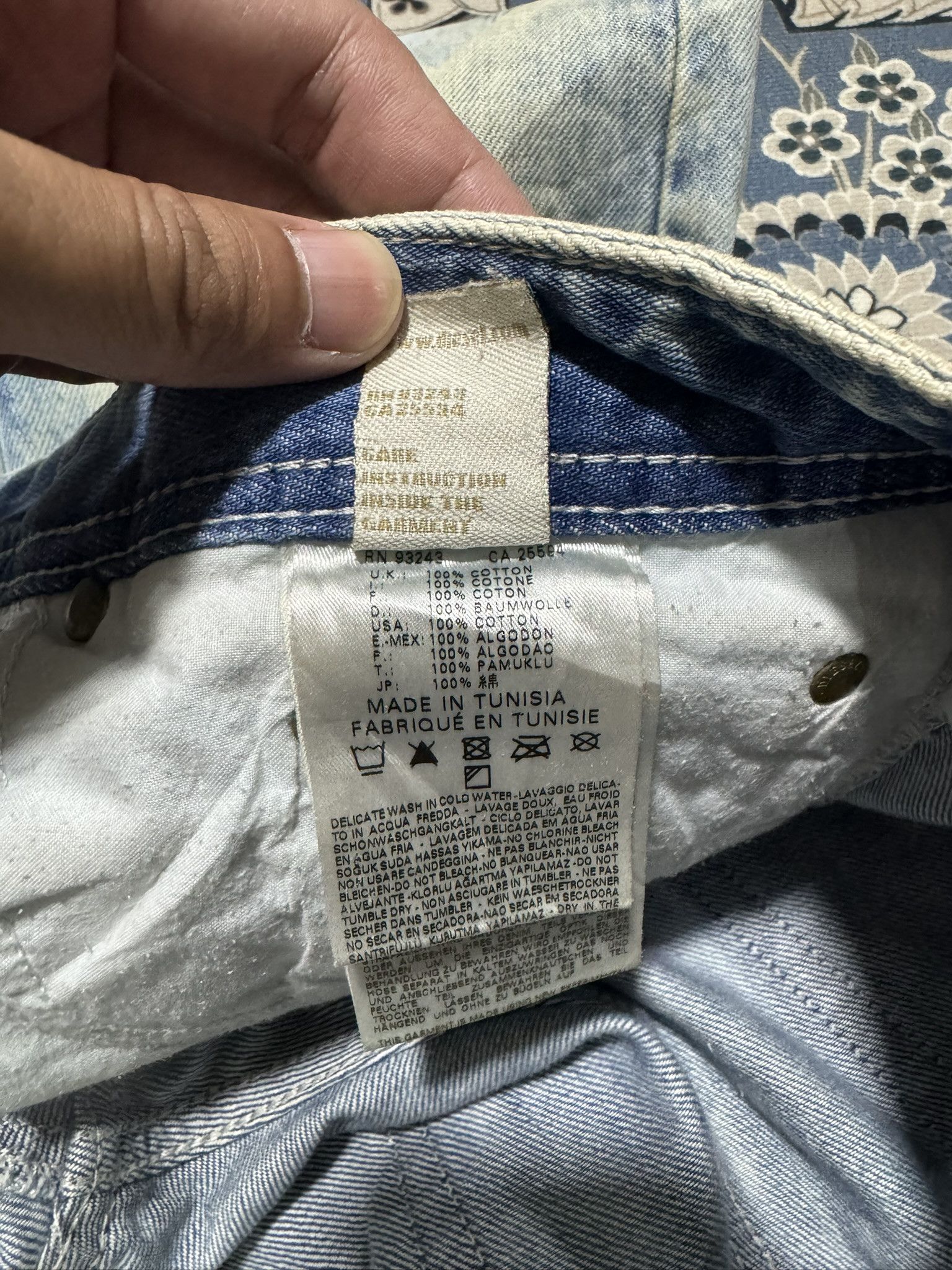 Diesel × Rusty Diesel Safado Rusty Acid Wash Denim Jeans Buttonfly Size US 29 - 15 Thumbnail