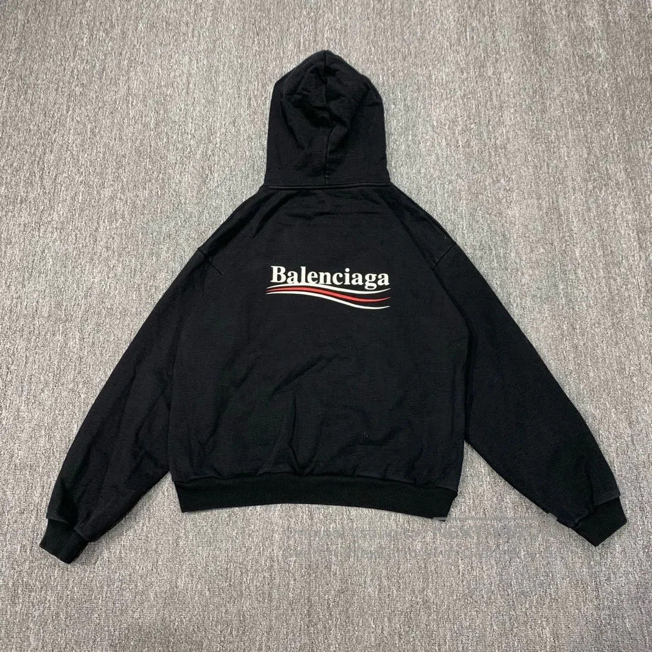 Balenciaga Balenciaga Black Coke Hoodie Sweatshirt. Size US XL / EU 56 / 4 - 2 Thumbnail