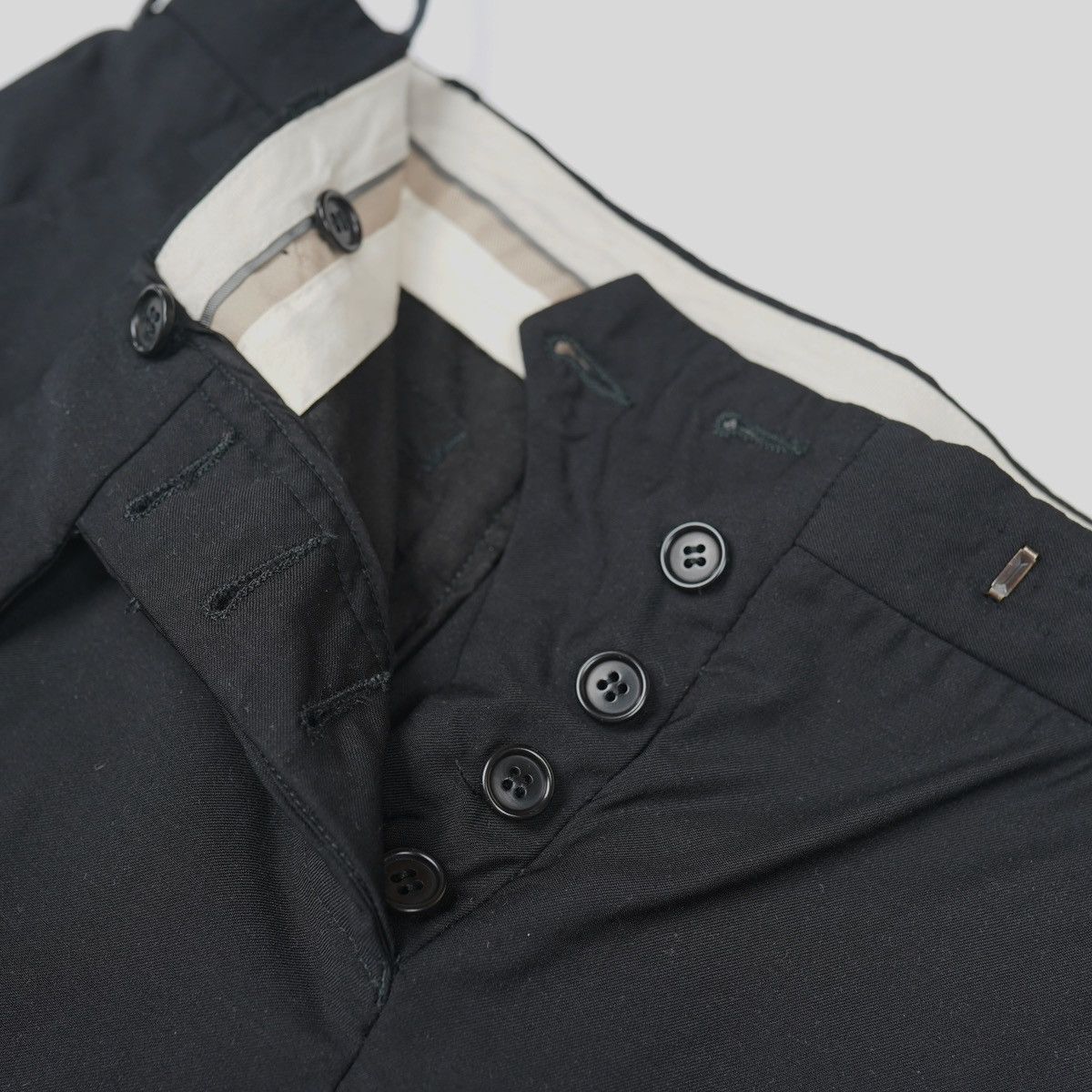 Helmut Lang Helmut Lang Vintage Wool Dress Pants Trousers Black Size 30" / US 8 / IT 44 - 11 Thumbnail