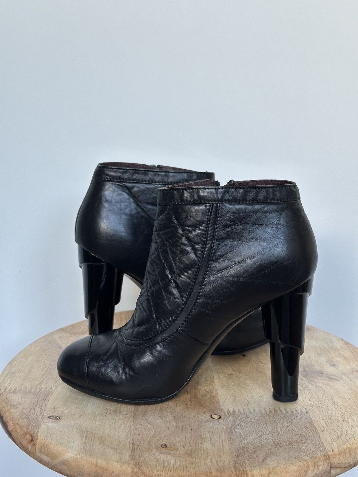 Chanel Chanel Mademoiselle quilted ankle boots with box Size US 6 / IT 36 - 5 Thumbnail
