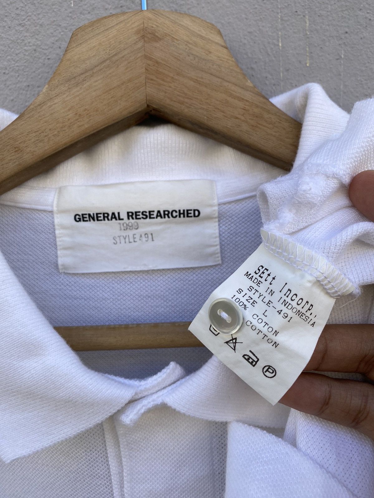General Research × Vintage 🔥Vintage 1999 GENERAL RESEARCH Parasite 3Pockets Polo Shirt Size US L / EU 52-54 / 3 - 12 Thumbnail
