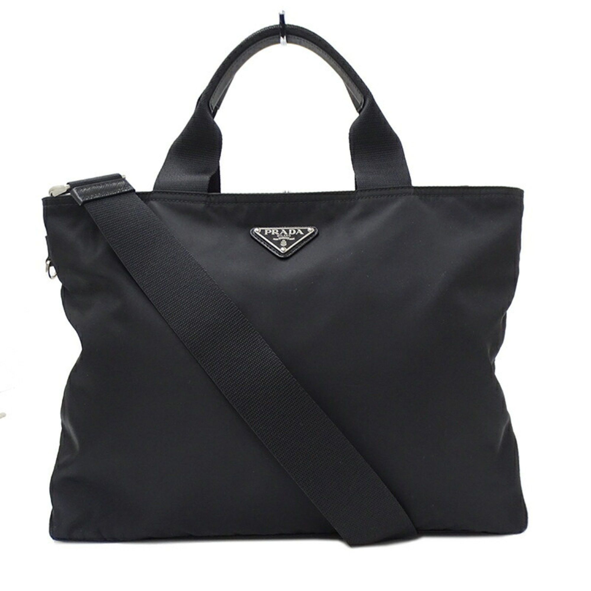 Prada Women's Bag, Handbag, Shoulder 2Way, Nylon, Black