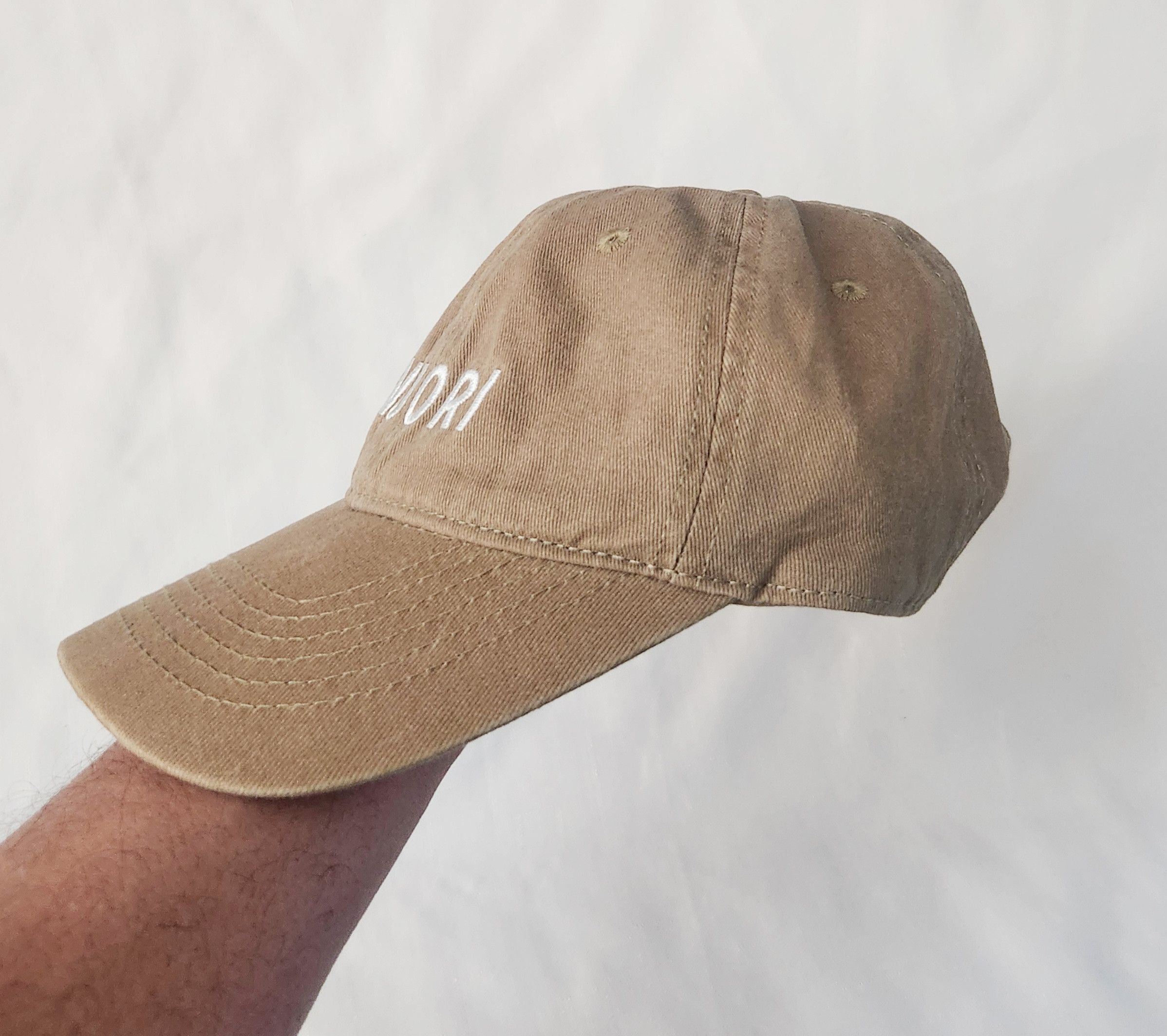 Vuori Vuori Hat Spell Out Cap Khaki Embroidered Dad hat Strapback Size ONE SIZE - 3 Thumbnail