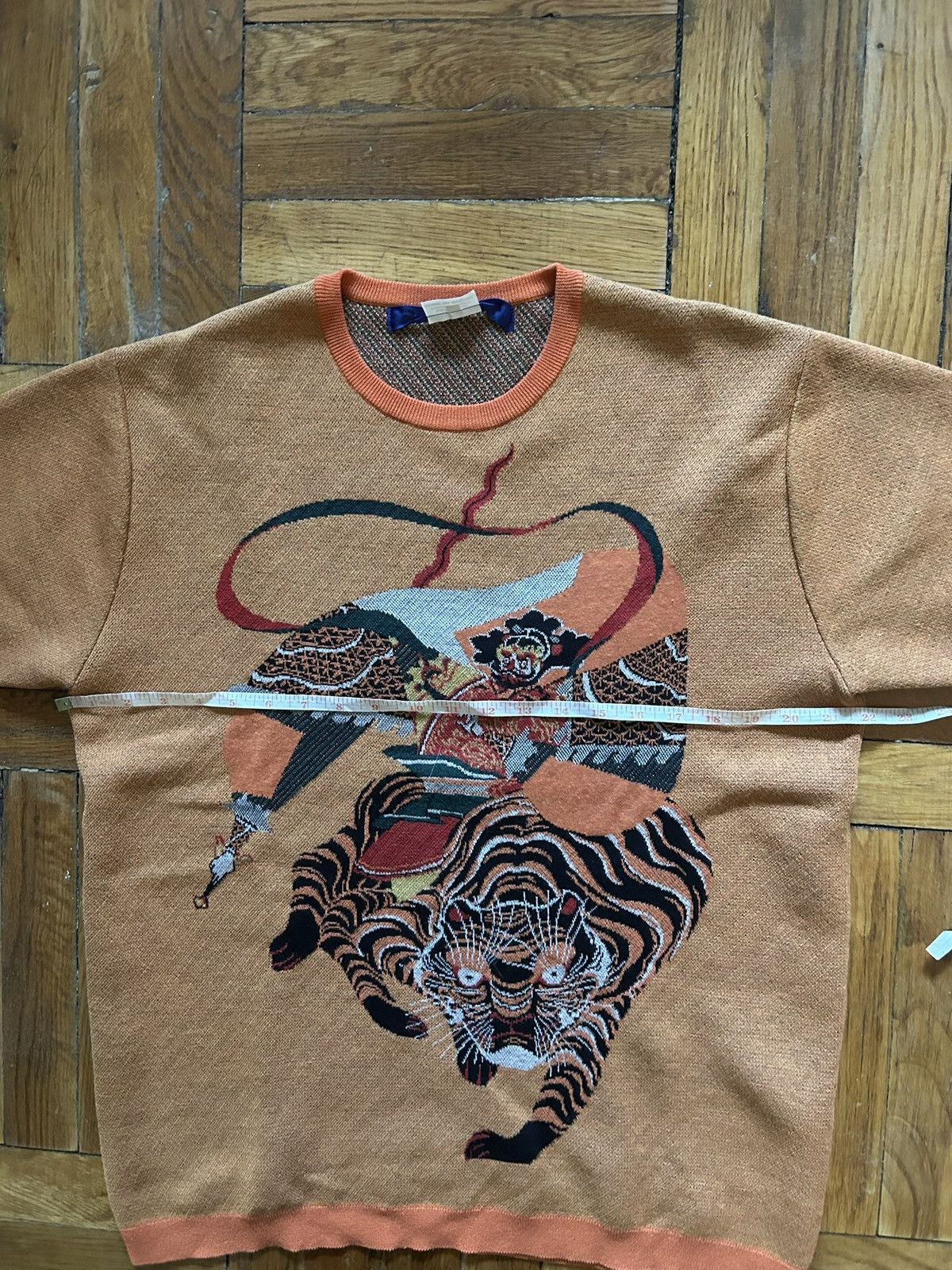 Junya Watanabe JUNYA WATANABE Tiger Intaria-Knit Sweater Size US M / EU 48-50 / 2 - 4 Thumbnail