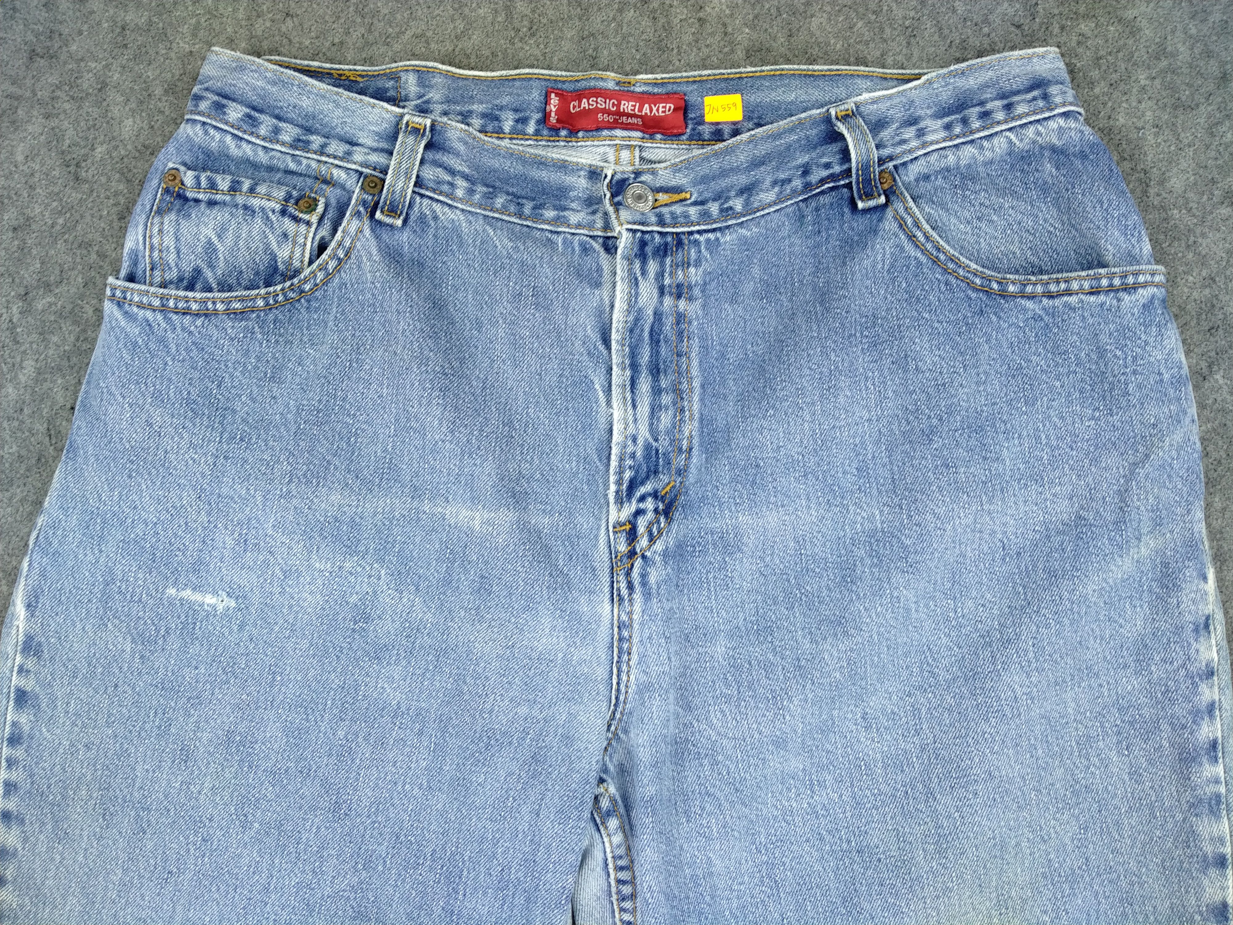 Levi's Vintage Levi's 550 Classic Relaxed Denim 36 x 28.5 -JN559 Size US 36 / EU 52 - 3 Thumbnail