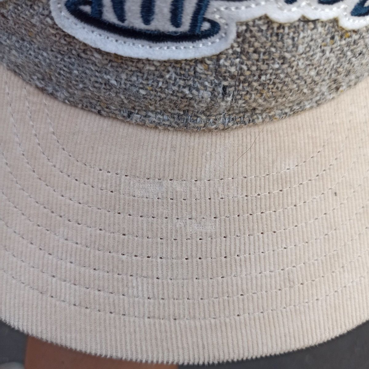 Japanese Brand Unique materials. Snapbacl The sibber hat by ungrid Size 38 - 13 Thumbnail
