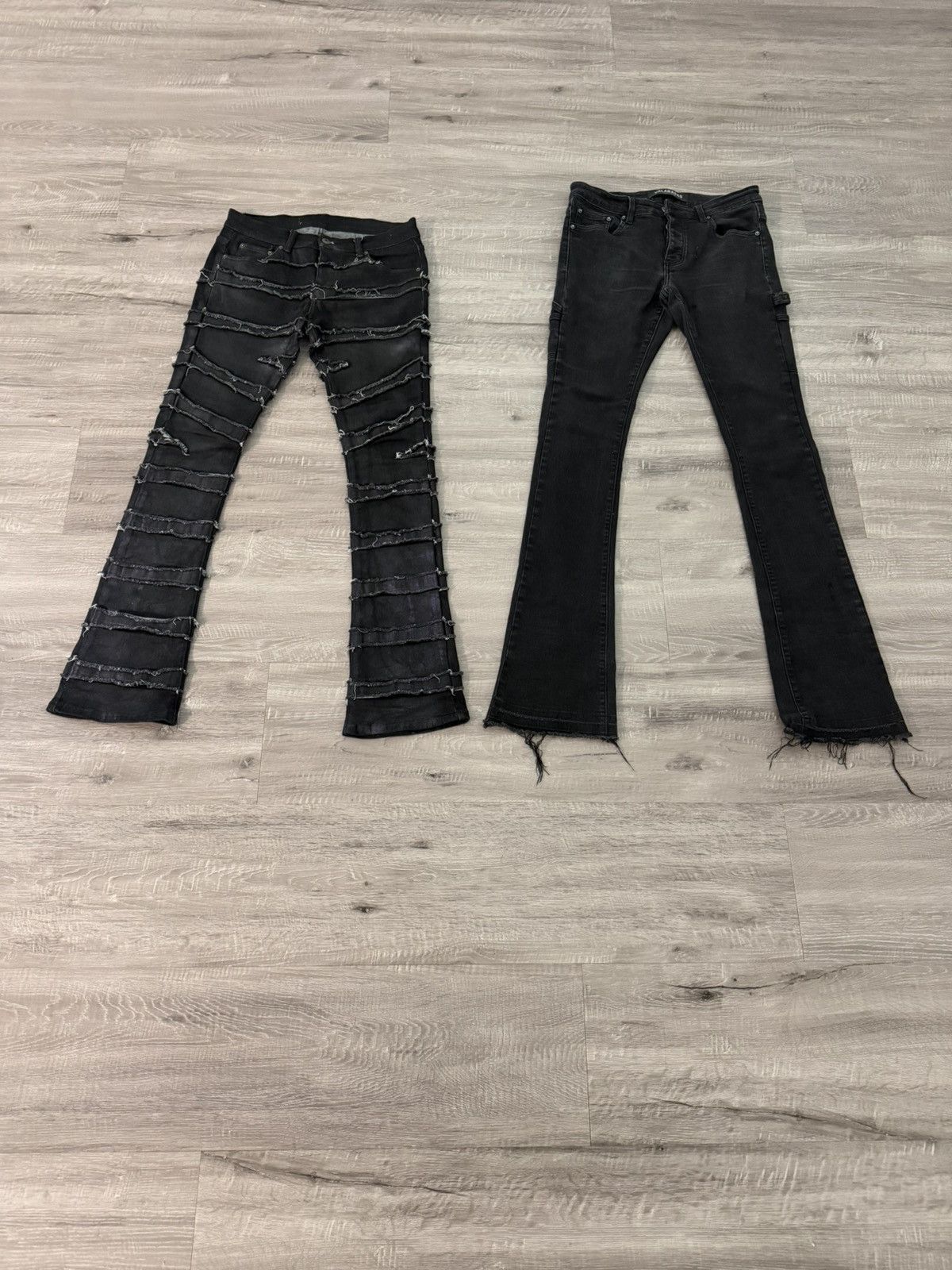 Valabasas Valabasas Men's Distressed Stacked Jeans Size 30 & 32 Size US 30 / EU 46 - 1 Thumbnail