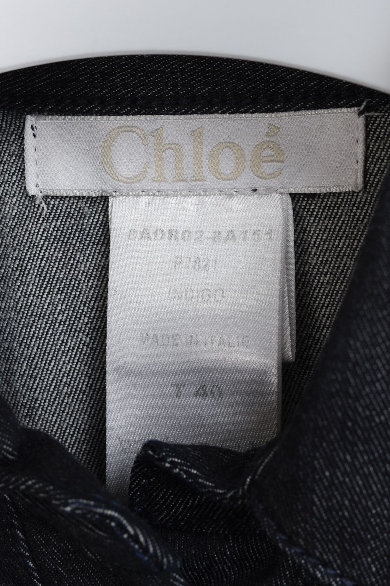 Chloe Chloe Indigo Denim Shirtdress Size M / US 6-8 / IT 42-44 - 4 Thumbnail