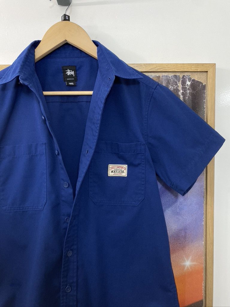 Stussy Stussy Workgear Long Haul Motorbike Button Up Work Shirt Size US S / EU 44-46 / 1 - 4 Thumbnail